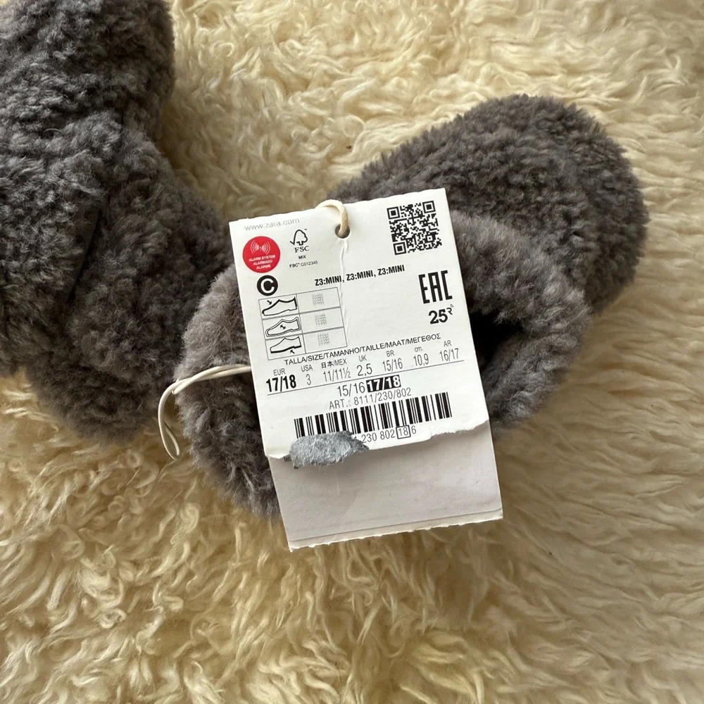 Zara Baby Sherpa Booties